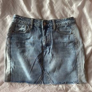 pacsun vintage contrast side panel skirt